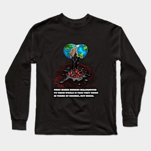 Planet Earth is a Broken Egg # 2 Long Sleeve T-Shirt